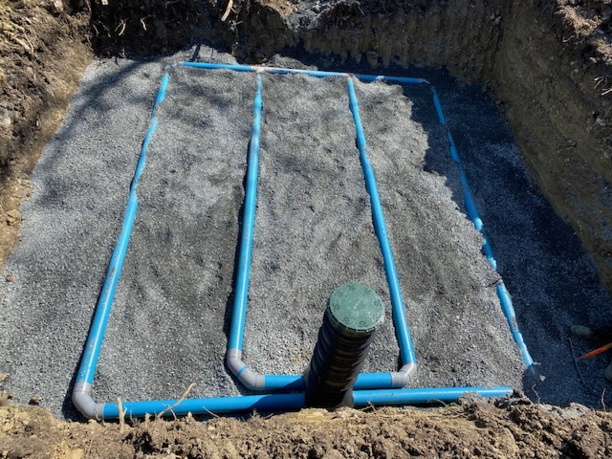 Défrichage terrain pour fosse épandage