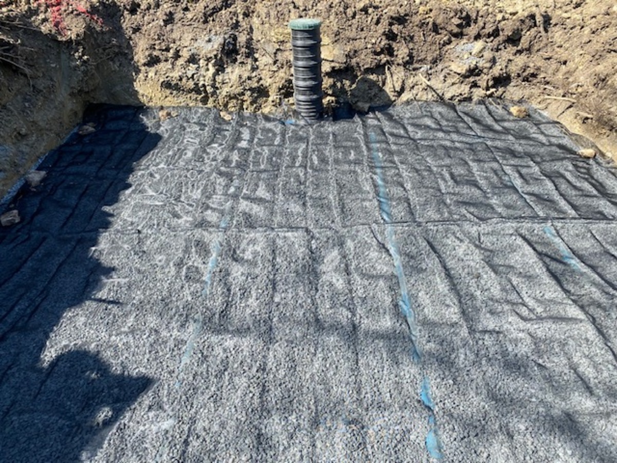 Défrichage terrain pour fosse épandage