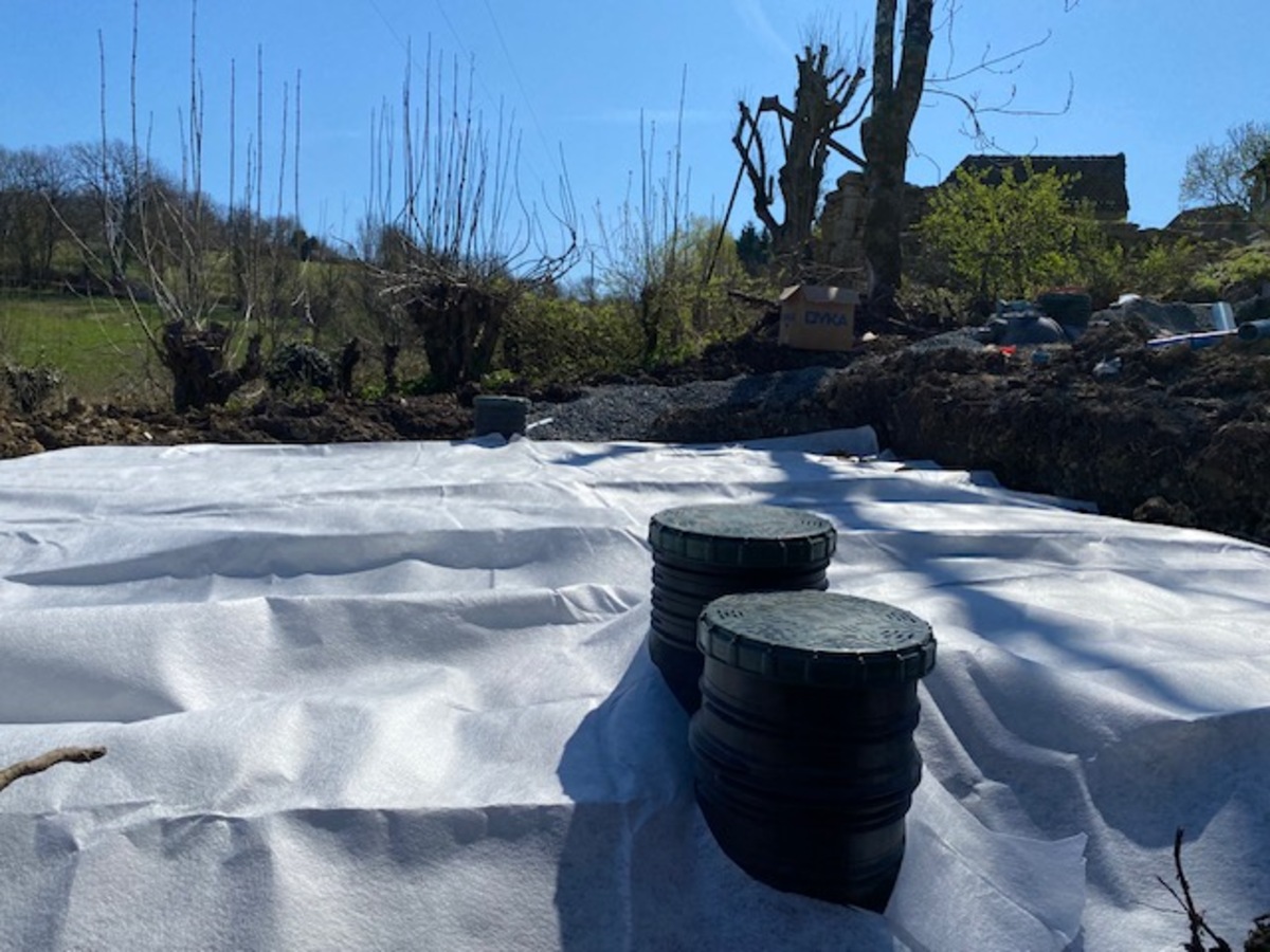 Défrichage terrain pour fosse épandage