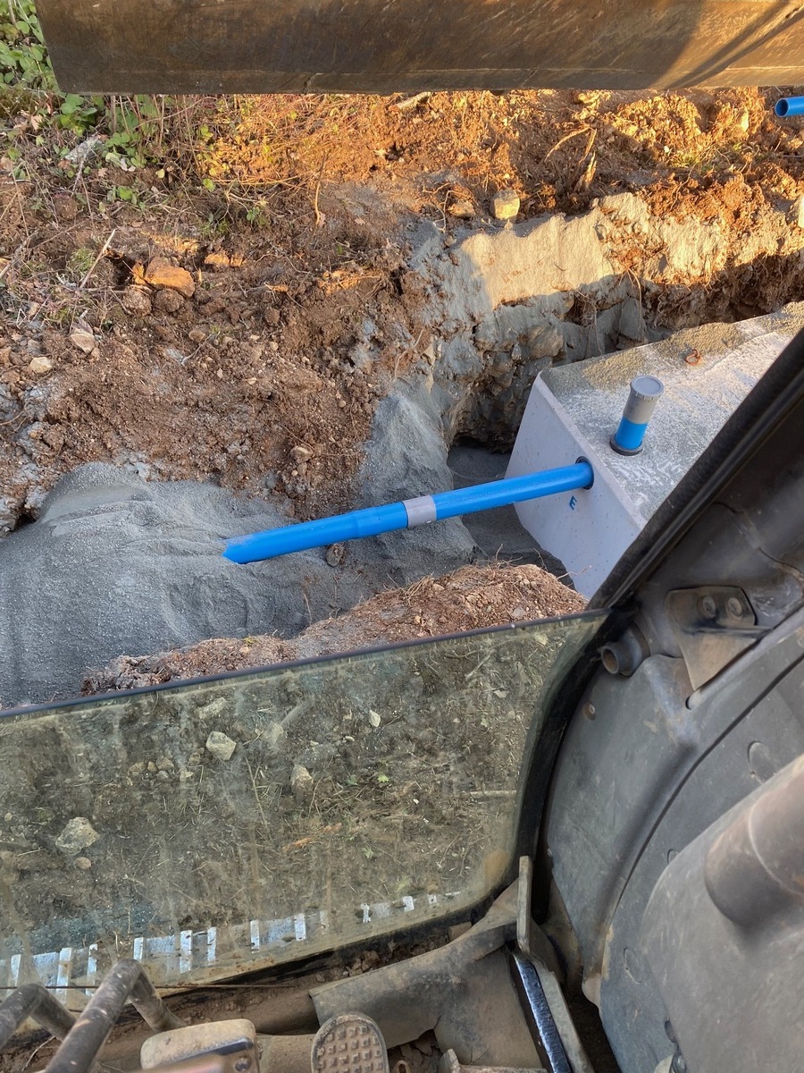 Chantier de réhabilitation près de Toulonjac